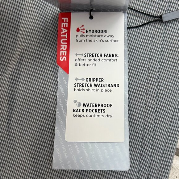 Walter Hagen Pants Mens 34x30 - 11 Majors Golf Chino Slacks Stretch Mid Gray NWT - Picture 3 of 6